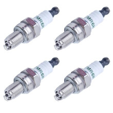 CMR6H Spark Plug 4 Pack for Stihl FS90 FS100 FS110 FS90R FS100R FS110R, Durable LongLasting Performance