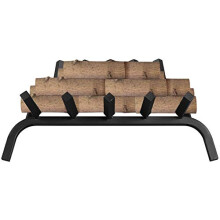21 Inch Heavy Duty Steel Fireplace Grate for Wood Burning with Enhanced Airflow and Fast Ignition