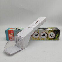 (White) Handheld Insect Catcher with One-Touch Locking Mechanism & Clear Viewing Window - Non-Toxic Safe Trap