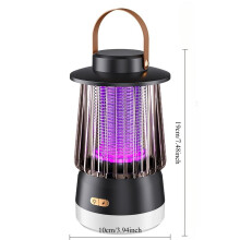 (Deep Black) A Portable Mosquito Killer Lamp, an Efficient Tool for Eliminating Mosquitoes and Flies, Can Guide Insects Away from the Activity