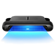 Car Rear Seat USB Plug-in Dual Turbine Silent Bladeless Electric Fan(CF04 Black)