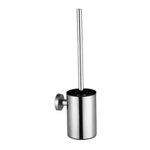 Wall Mounted Toilet Brush and Holder Set, Durable Stainless Steel with Nylon Bristles for Easy Clean Bathroom