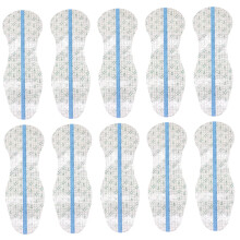 10Pcs Waterproof Thong Panty Liners for Swimming, Discreet Menstrual Pads for Bikinis and Swimsuits