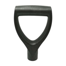 Ergonomic Garden Fork and Shovel D Handle Replacement, Durable NonSlip Plastic Grip 3cm Shaft Black