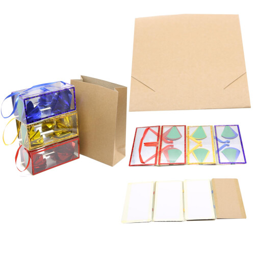 2 Pcs Appearing Flower Box Magic Tricks Set with Instant Visual Reveal Stage Ready Prop 1