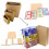 2 Pcs Appearing Flower Box Magic Tricks Set with Instant Visual Reveal Stage Ready Prop 4