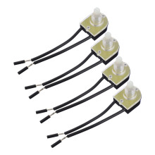 4pcs Light Dimmer Knob Set, Smooth Rotary Control, Easy Installation for Wall and Ceiling Lamps