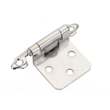 Stainless Steel Self Closing Cabinet Hinges 1/2 Inch Overlay for Wood Kitchen Furniture Doors