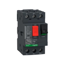 Motor Protection Circuit Breaker 0.63–1A Adjustable Overload Protection Push Button Type