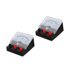 2pcs Dual Range DC Ammeter Analog Panel Meter for Physics Experiments and Laboratory Teaching