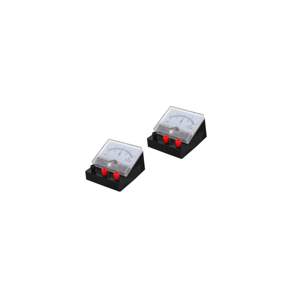 2Pcs Dual Range Dc Ammeter Analog Panel Meter For Physics Experiments And Laboratory Teaching 9330225604990