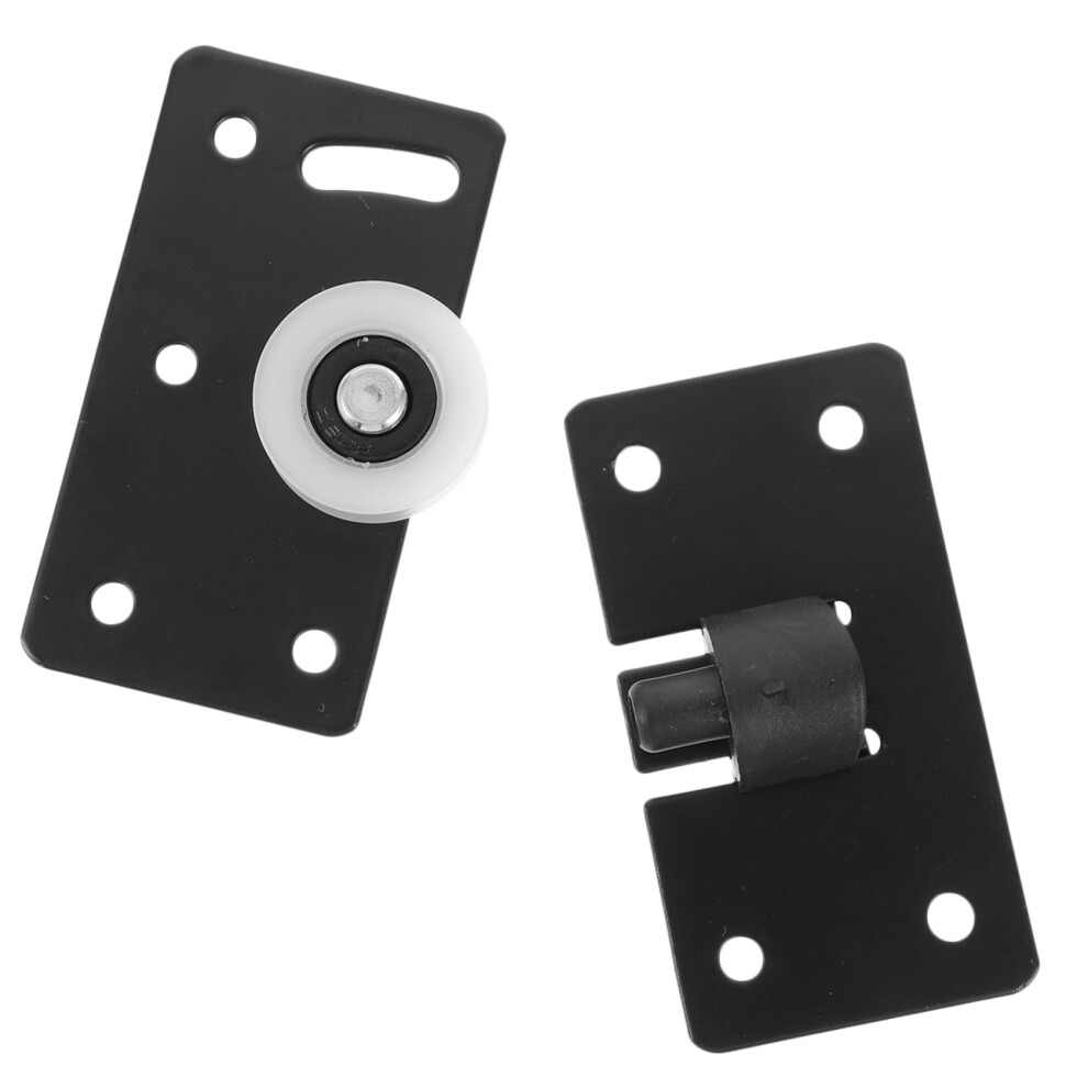 2Pcs Sliding Door Roller Guide Set For Closet Wardrobe Cabinet, Smooth Rolling, Durable Replacement 9310869659600