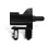 Ambient Temperature Sensor AU5Z12A647B for Ford Lincoln, Accurate OEM Replacement, Durable Black Design 1