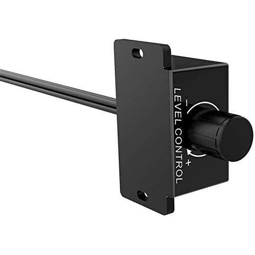 Universal RCA Car Amplifier Volume Control Knob, Adjustable Subwoofer Level Controller for Dash Mount Audio System 2