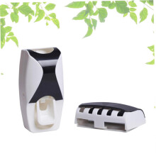 Wall Mounted Automatic Toothpaste Dispenser Squeezer with Dustproof Cover and OneHand Operation