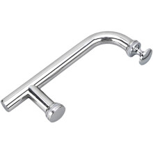 304 Stainless Steel Shower Door Handle for Glass, Durable Elegant Design with Ergonomic Grip and Easy Installation