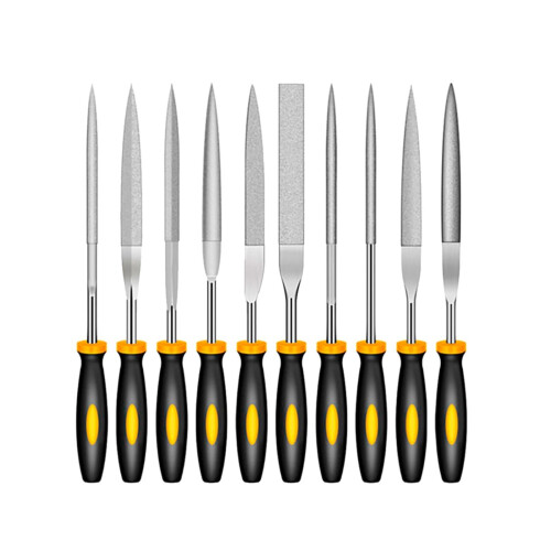 10pcs Needle File Set for 3D Printing Models, Precision Deburring Tools with Durable Steel Construction