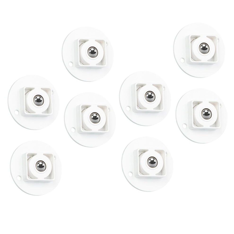 8Pcs Adhesive Caster Wheels Heavy Duty Self Stick For Storage Boxes And Furniture Smooth Silent Rolling 9330225606406