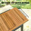 Outsunny Outsunny Patio Dining Table Expandable 80-120 cm 5