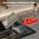 Olive Grey Plastic Soap Dish with Drainage Layer and Clear Lid, Large Soap Holder for Multi‑Use Storage 4