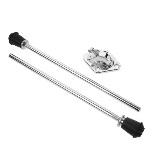Metal Drum Stand with Legs, Durable Foldable Percussion Instrument Bracket for Stable Performance