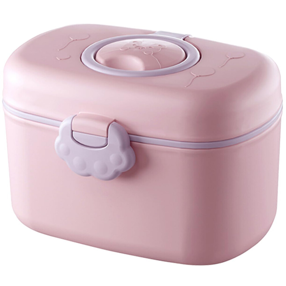 Baby Formula Container with Multiple Compartments, Lightweight Travel Snack Dispenser Box
