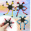 Fidget Spinner Mechanical Deformation Toy, DIY Transformable Robot Chain for Stress Relief, Yellow 4