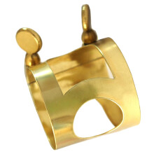 Alto Saxophone Clip Nickel Plated Accessory for Beginners Sound Stability Support Quick Attachment