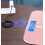 USB Rechargeable Digital Bathroom Scale with Smart Gravity Sensor, Tempered Glass, Clear LCD Display, 400lb Capacity 5
