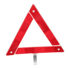 Emergency Warning Triangle Foldable Reflective Roadside Safety Sign for Car with  Visibility Durable Construction