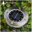 Solar Powered Pathway Ground Light Energy Saving Warm White Outdoor Garden Step Light Easy Install 8PCS 4