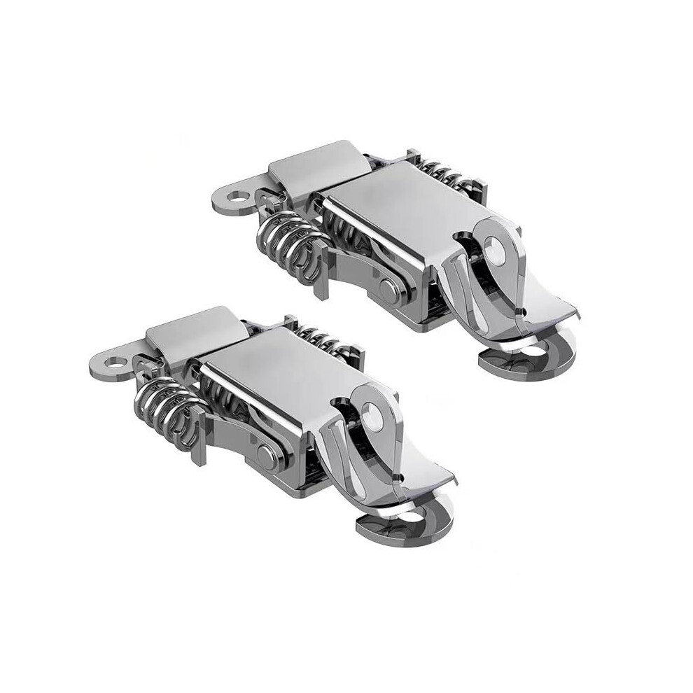 2Pcs 304 Stainless Steel Toggle Latch Set, Heavy Duty Tool Box Hasp Lock, Corrosionresistant Design 9310869661139