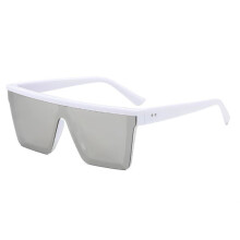 (white frame white mercury) Sunglasses Oversized Styles Bold Modern Frames Multiple Colors