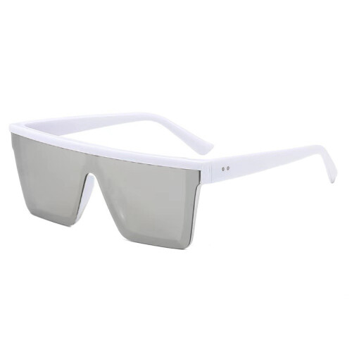 (white frame white mercury) Sunglasses Oversized Styles Bold Modern Frames Multiple Colors