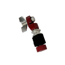 Quick Release Hi Hat Clutch for Jazz Drum, Vivid Red Finish Drum Hardware Replacement