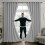 (SILVER, 90"x90") Thermal Blackout Eyelet Ring Top Curtains Pair + Tie Back 1
