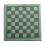 33CM Leather Chessboard Unique Design Portable Board Game Accessory Metal Corner Guards Green 1
