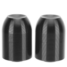 2ST Aluminium Skyddshylsa Dammtät Lock Dammlock för Högtalarreparationsdelar Tillbehör