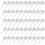 100 Pcs 4ML Paper Cup Pipette Squeeze Dropper Plastic Pipette Rectangular Plastic Squeeze Transfer Pipette, Heart Shape 1