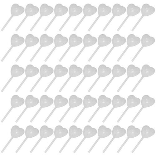 100 Pcs 4ML Paper Cup Pipette Squeeze Dropper Plastic Pipette Rectangular Plastic Squeeze Transfer Pipette, Heart Shape