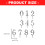 Colorful Digital Cake Candle Holder Set With Detachable-2 3