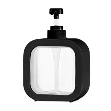 Wall Mounted Soap Dispenser with Refillable Reservoir for Bathroom Shampoo Lotion and Detergent