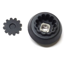 Anschlussstück für Monsieur Cuisine  C3 D4 E5 Wand-Mixerköpfe Mixer Antriebszahnrad 12T mit Unterlage