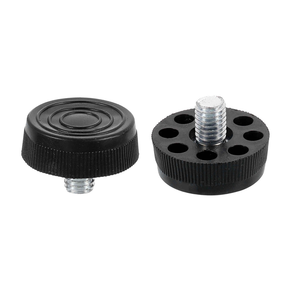 M8 Screw On Furniture Leveling Feet 10 Pack Adjustable Height Glides For Chairs And Tables Black 9310869662549