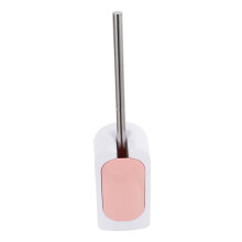 Long Handled Toilet Brush with Wall Mounted Holder, Ergonomic Grip and Soft Bristles for Deep Cleaning Bathroom