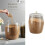 Airtights Clear Plastic Canisters For Organizing Countertop-4 5