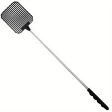 1pc Retractable Stainless Steel Pole Indoor Fly Swatter, Fruit Fly Trap, Mosquito Trap, Indoor Bug Exterminator, Must-Have for