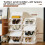 Shoe Holder For Entryway Or Bedroom Sturdy PP Construction-5 7
