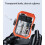 Windproof Torch Lighter with Adjustable Flame, Transparent Refillable Butane Design for Camping BBQ Outdoor Use 4