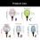 Plant Watering Globes Plant Automatic-Transparent rose wat 4